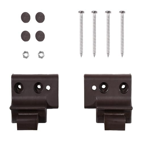 CANTONDZ Handle Bracket Set Replacement Part Compatible with Braas Atelier Roof Windows, Brown