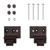 CANTONDZ Handle Bracket Set Replacement Part Compatible with Braas Atelier Roof Windows, Brown view 1