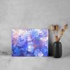 JIUJIUJIU Purple Hydrangea Canvas Wall Art, 30 x 45 cm, Framed view 4