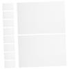 GLEAVI 10-Piece White Frosted Shrink Plastic Sheets for Kids' Crafts view 1