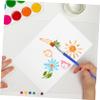 GLEAVI 10-Piece White Frosted Shrink Plastic Sheets for Kids' Crafts view 3