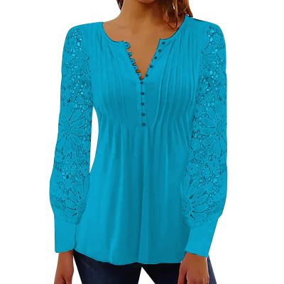 Women's Floral-Print Pullover, Classic Long-Sleeve Oversized Top