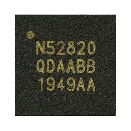 RF Transceiver, Bluetooth, 2.5 GHz, 2.4 GHz and Higher (NRF52820-QDAA-R7), 1 Piece