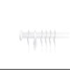 metablo Made-to-Measure Curtain Rod with Ball Finials, 20 mm, Single Track, 14 cm Wall Clearance, White, 330 cm view 3