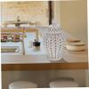 Hollow White Ceramic Vase, Chinese Ginger Jar view 3
