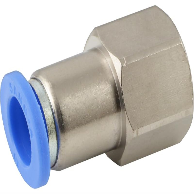 Pneumatic Push-In Fitting, Female Thread G 3/8" × 10 mm