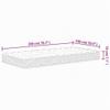 vidaXL Bonnell Spring Mattress, Medium, 100 x 200 cm view 3
