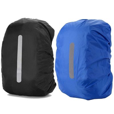 Luxylei 2-Pack Waterproof Reflective Rain Covers for Backpacks, M, 30–40 L