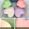 HSNAXingLife 5-Piece Heart-Shaped Plate Set, Mixed Colors, 7 cm view 3