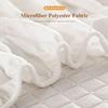 XCLOOZGL Pleated Bed Skirt with Elastic Dust Ruffle view 2