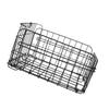 Rear Folding Bicycle Basket, Universal Steel Wire, Black view 1