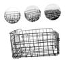 Rear Folding Bicycle Basket, Universal Steel Wire, Black view 3