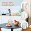 Bedside Water Carafe and Glass Set, Pink view 3