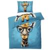 GEDAEUBA Giraffe Bedding Set 140x200 cm, 2-Piece Reversible Microfiber Set view 2