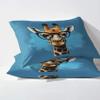 GEDAEUBA Giraffe Bedding Set 140x200 cm, 2-Piece Reversible Microfiber Set view 3
