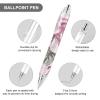 Novaj Retractable Ballpoint Pens with Rose Pattern, 2-Pack view 3