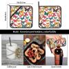 Heat-Resistant Butterfly Kitchen Potholders, Non-Slip Square Trivets with Hanging Loops, 8 x 8 in, 2-Pack view 3