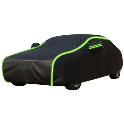 ZITS Auto Car Cover for MINI Paceman (R61) 2011–2016 Sliding-Cup-Holder, Black/Green