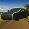 ZITS Auto Car Cover for MINI Paceman (R61) 2011–2016 Sliding-Cup-Holder, Black/Green view 2