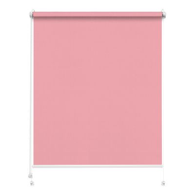 Rettika No-Drill Roller Blind, Pink, 65 x 220 cm