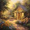 MIRONS DIY Diamond Painting Kit, Beautiful House in Garden, 40 x 50 cm, for Adults and Children view 1
