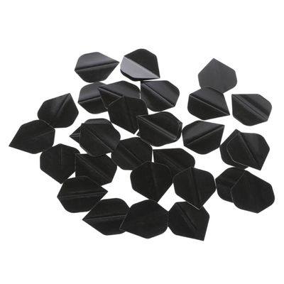 Happyyami 30-Piece Pet Dart Flights, Black Tail Feathers