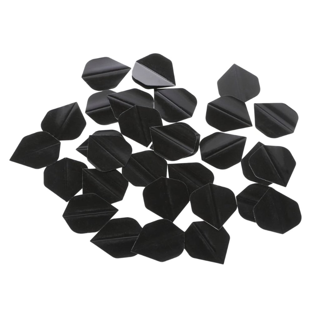 Happyyami 30-Piece Pet Dart Flights, Black Tail Feathers