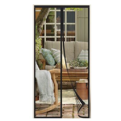akgao Magnetic Insect Screen Door, 215 x 260 cm, Black