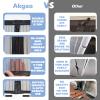 akgao Magnetic Insect Screen Door, 215 x 260 cm, Black view 4