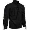 Beokeuioe Men's Pirate Shirt with Jabot Collar view 1