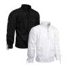 Beokeuioe Men's Pirate Shirt with Jabot Collar view 3