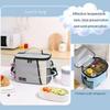 Small Lunch Box for Men and Women, Highly Insulated Lunch Cooler Bag, Reusable Lunch Bucket with Adjustable Shoulder Strap, Reusable Lunch Container for Work, Office, and Picnic view 3