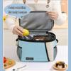 Small Lunch Box for Men and Women, Highly Insulated Lunch Cooler Bag, Reusable Lunch Bucket with Adjustable Shoulder Strap, Reusable Lunch Container for Work, Office, and Picnic view 4