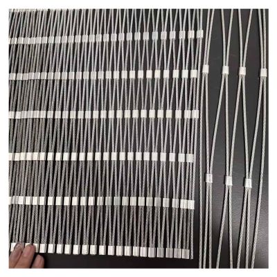 DTVEW 304 Stainless Steel Cable Mesh, 10 cm/1.5 mm Flexible Garden and Stair Safety Net, 4 x 6 m