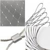 DTVEW 304 Stainless Steel Cable Mesh, 10 cm/1.5 mm Flexible Garden and Stair Safety Net, 4 x 6 m view 4