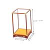 HOOTNEE Buddha Glass and Wood Display Case for Figures view 2