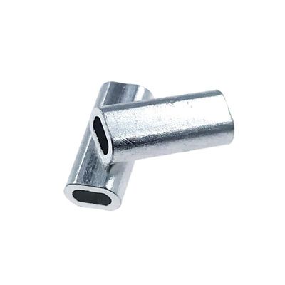 Xotiq Wire Rope Clips, 70-Piece Aluminum Oval Crimp Sleeves, 0.8–3.4 mm, Crimp Tubes (Color: 1.0–10 mm)