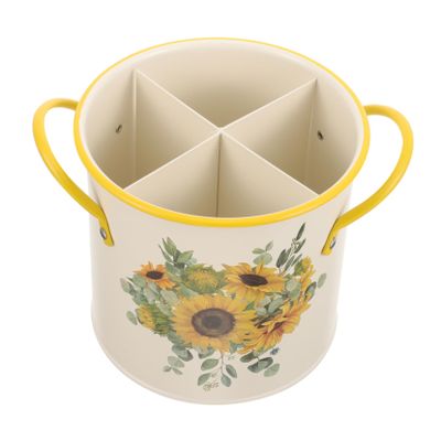 NAMOARLY Galvanized Iron Chopstick and Utensil Holder