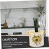 NAMOARLY Galvanized Iron Chopstick and Utensil Holder view 3