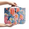 Kuiaobaty Small Book Cover with Zipper and Handle, 9 x 6 in, Colorful Bible Book Cover view 2