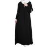 KBOPLEMQ Women's Long-Sleeve Sequin Maxi Abaya, Full-Length Islamic Kaftan and Prayer Dress view 1