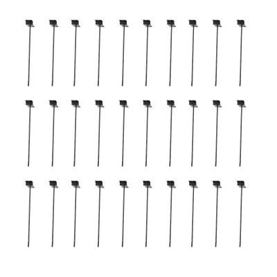Tyenaza 30-Piece Black Slatwall Hooks