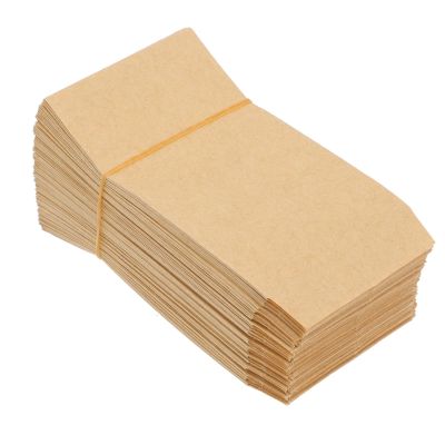 DECHOUS 300-Piece Multifunctional Kraft Paper Bags for Seeds, Coins and Notes
