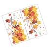Removable PVC Maple Leaf Wall Decal for Thanksgiving and Fall Parties view 1