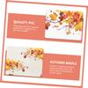 Removable PVC Maple Leaf Wall Decal for Thanksgiving and Fall Parties view 2