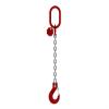 Joma-Tech 1-Leg Sling Chain, 4 m, Grade 8, 8 mm, Galvanized, with Shortening Claw view 1