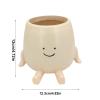 Youany Face Planter, Resin Plant Pot with Swinging Face for Indoor and Outdoor Plants view 3