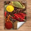 SMTDeco Induction Cooktop Cover, Chili Herbs Red, 40 x 52 cm view 3