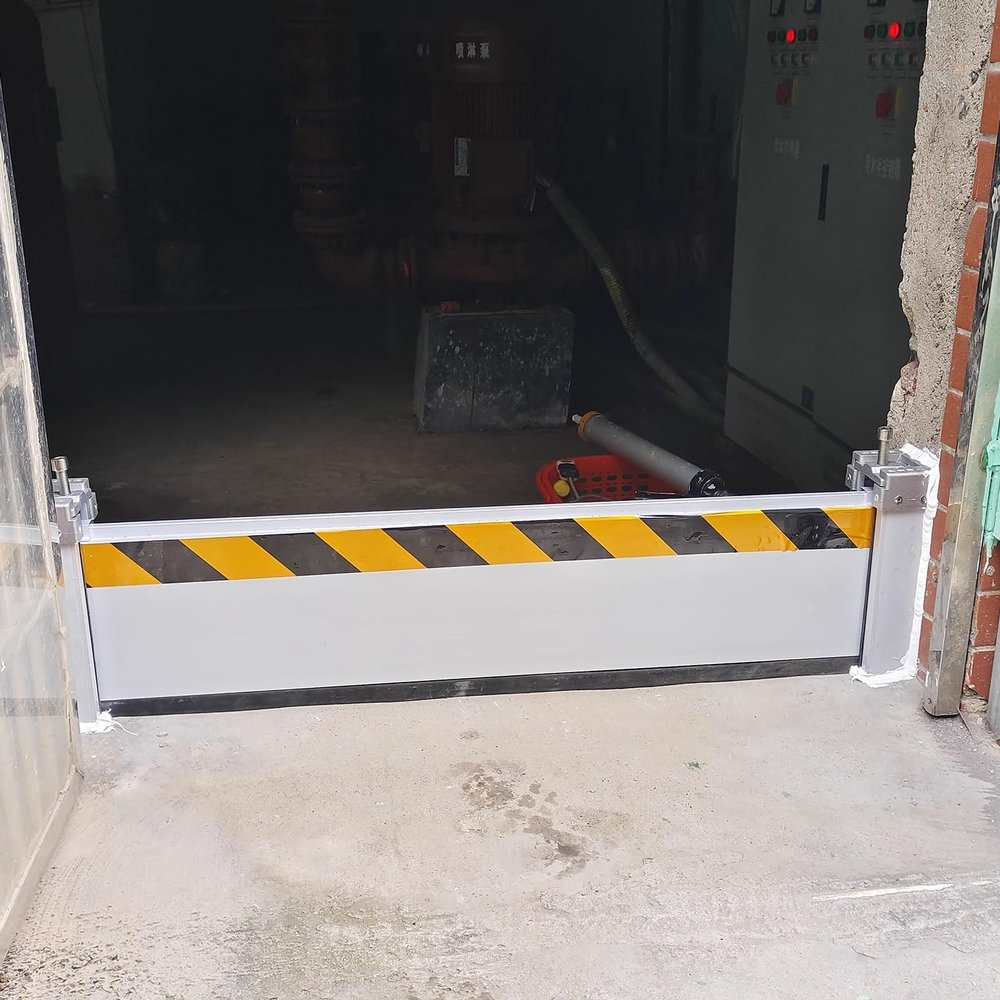 Homnova Aluminum Alloy Flood Barrier, 20 cm High, 130 cm Long