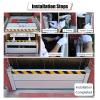 Homnova Aluminum Alloy Flood Barrier, 20 cm High, 130 cm Long view 3